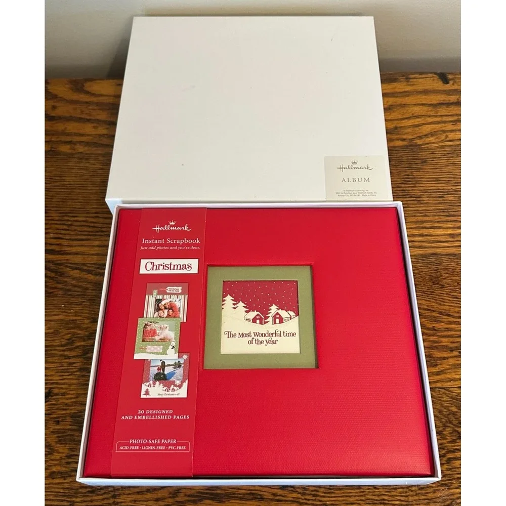 Hallmark Christmas Instant Scrapbook The Most Wonderful Time of‎ Year MIB